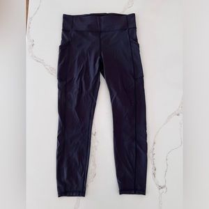 Lululemon black invigorate pocket leggings